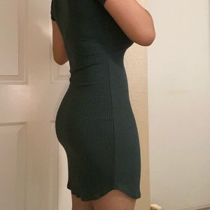 Dark green dress